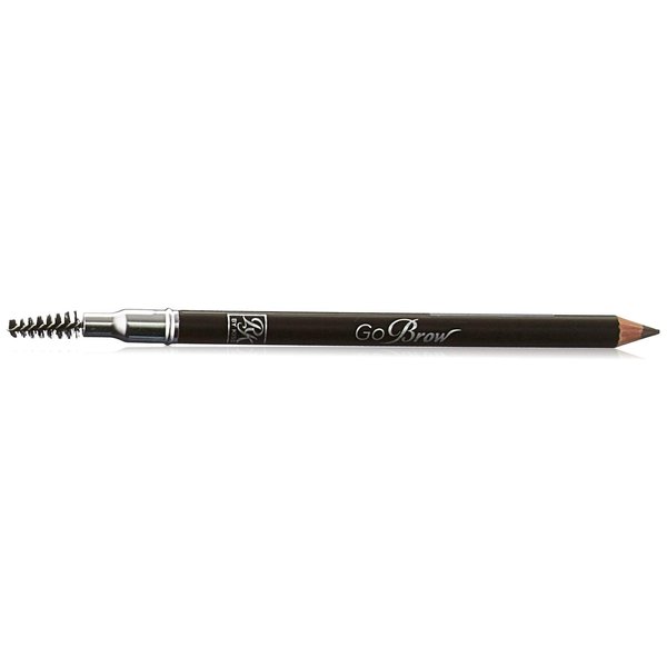 Ruby Kisses GoBrow Eyebrow Pencil, Sharpenable, Longwear, Long Lasting Eyebrow Wooden Pencil for Natural-Looking Brows 6 PACK (Dark Brown)