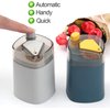 Toothpick Holder Dispenser, Pop-Up Automatic Toothpick Dispenser, Toothpick Storage Box (Grey)