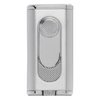 Xikar Verano Flat Flame Cigar Lighter, Attractive Gift Box, Elegant Metal Construction, Silver