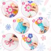 BeYumi Flower Bouquet Craft Kit - 24Pcs Teacher Appreciation Week Flower Bouquet Craft in Two Colors for Kids Make Your Own Flower Bouquet Mother's Day DIY Gift School Classroom Home Fun Activities