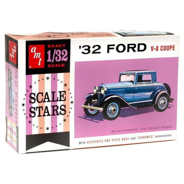 Ford AMT Compatible Replica 1932 Scale Stars 1:32 Scale Model Kit Replica