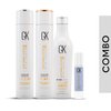 GK Hair Moisturizing Shampoo and Conditioner 300ml with Cashmere 50ml and Color Shield Conditioner 240ml