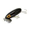 Arbogast Jitterbug Topwater Bass Fishing Lure - Excellent for Night Fishing, Black, G600 (2 1/2 in, 3/8 oz)
