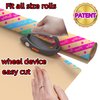 perfycut Wrapping Paper Cutter 2 pack with 3 Replaceable Blade Sets for Gift Wrapping Paper Roll Cutter and Christmas Wrapping Paper Birthday wrapping Paper Cutter Easy Slidding Cutting.
