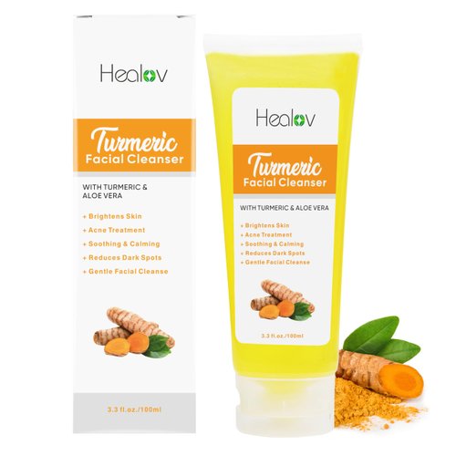 Turmeric Face Wash, Turmeric Clear Skin Liquid Soap – 100% Natural Anti Aging Exfoliating Turmeri...