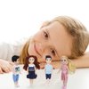 Lembani 10 Sets 5 Inch Mini Dolls with Clothes, 5 Pieces Boy Dolls and 5 Pieces Girl Dolls, Mini Princess Dolls Toy for Dollhouse Kids Gifts