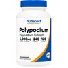 Nutricost Polypodium Leucotomos Extract (5,000mg Equivalent) 240 Capsules - Vegan, GMO-Free, Gluten-Free, 120 Servings