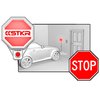 STKR Concepts 00-382 Adjustable Garage Parking Sensor Aid, White