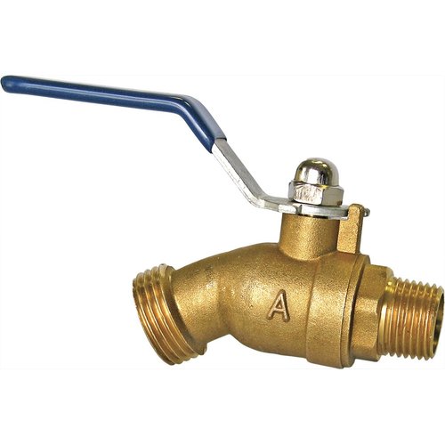 American Valve M71QT 1/2" Hose Bibb, 1/2 Inch, Brass