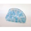 Generic Mixed turquoise blue and white marbled hair claw clip