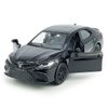 Camry XSE 2022 Model Car 1/36 Scale Diecast Toy Cars Metal Alloy Children’s Die-cast Vehicles, Pull Back Doors Open, Black Rim, Collection for Men, Kids Toys for Boys Gifts, Black