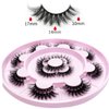 ZUMEHU Eyelash Strip Natural Cat Eye Lashes Wispy Lashes 11 Pairs Mink Lashs fluffy Natural Looking Lashes 3D Cateye Lashes Medium Length False Eyelashes Lashes Pointy | 14 MM Lashes