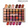 Profusion Cosmetics 35 Shade Mirage Eyeshadow Palette, Ultra Pigmented Powder Bright Vibrant Colors for Stunning Eye Looks With Soft, Skin Friendly, Long-Lasting, Professional Makeup Kit for Womens