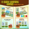 PlayRoute Zoo Keeper Game | Animal Games with Realistic Animal Sounds | 4 Level Board & Card Games | Educational Learning Activity for Kids Ages 5-12 Years and Up