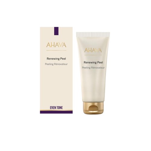 AHAVA Time to Treat Facial Renewal Peel - Gel peel for immediate radiance & even tone, enhances renewal, smoothes skin surface, with Osmoter, Biasbolol, Calendula & Vitamin C & Aloe Vera, 3.4 Fl.Oz
