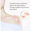 LUNNTE Silicone Shoulder Pads for Womens Clothing, Anti-Slip Shoulder Push-Up Pads Invisible Breathable Shoulder Enhancer Reusable (2 Pairs (Transparent & Skin)