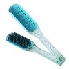 STYLANCE Boar Bristle Clamp Hair Brush, Ceramic Double Sided Brush Clamp Straightener,Detangling, and Styling Hair