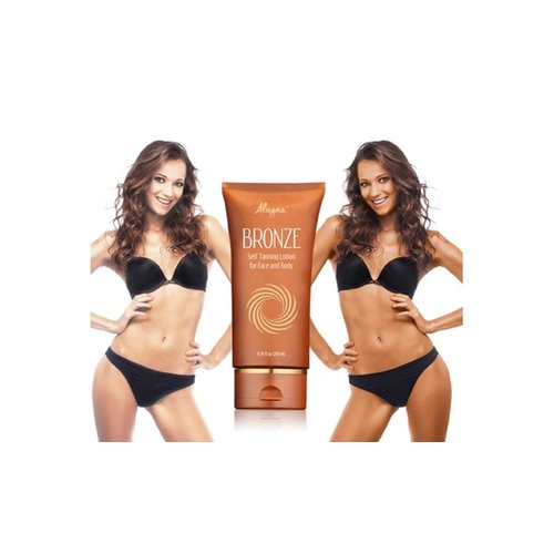Body Lotion for Self-Tanning Your Face and Full Body, Streak Free Instant Shimmer, quick Dry, Sunless Bronzing Lotion for 100% Natural- looking Self Tan (Pack of 2)