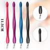 Cuticle Pusher Cuticle Trimmer Professional V Shaped Cuticle Remover Manicure Dead Skin Removal Tool Toe Nail Care for Home and Nail Shop (12Pcs)