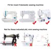 Universal Zigzag Presser Foot Straight Stitch Sewing Machine Foot Fit Low Shank Singer, Brother, Janome, Toyota, Etc. Domestic Sewing Machines