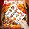 Woodland Temporary Tattoos Birthday Party Supplies Decorations 96PCS Tattoos Stickers Super Cute Fall Party Favors Kids Girls Boys Gifts Classroom School Prizes Themed Christmas