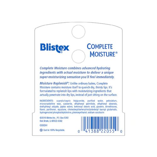 Blistex Complete Moisture Lip Protectant .15 oz