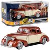 Motormax 1939 Chevrolet Coupe Lowrider 1:24 Diecast Model Brown/Cream Get Low Series 79028 by All Star Toys