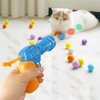 Kalimdor Cat Toy Ball Launcher,Interactive Cat Toys for Indoor Cats Adult Cats with 20Pcs Plush Balls, Kitten Toys Indoor cat Exercise,Cat Outfit
