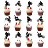 Classic Cars 36 pcs Cupcake Toppers, Motorcycle Theme Party Supplies Favors,Cake Picks For Birthday Anniversary Wedding Engagement Party Decorations