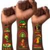 100PCS Juneteenth Temporary Tattoos - Black History Month Sticker for Kids | Birthday Decorations, African American, Afro African Themed Party Favors and Supplies | Cute Kids Boy Gifts | Ideal Prizes
