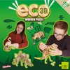 Eco 3D Wooden Puzzle Horse from Deluxebase. Animal Themed DIY 3D Puzzle Craft Kit. Sustainable Wood Safari Animal Toys. Perfect Model Building Kits for Educational Toys and Kids Party Favors