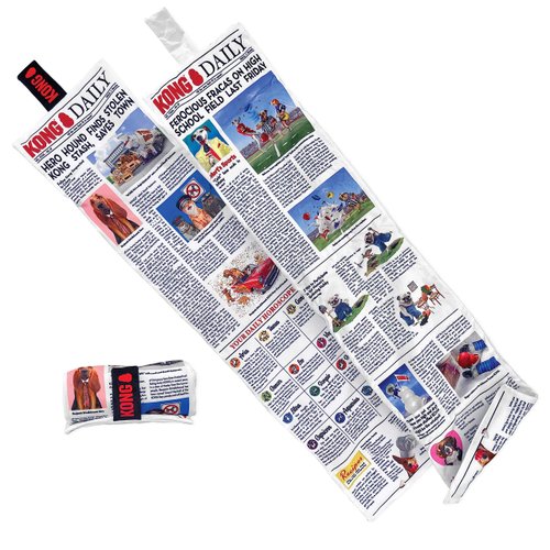 KONG Daily Newspaper Roll XL 3 Feet Long with 6 Squeakers