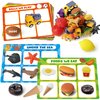 Coogam Sorting Toy for Toddlers, Animals Dinosaurs Fruits Vehicles Foods Fishes Balls Farm Playset, Fine Motor Montessori Game Preschool Educational Learning Gift for Year Old Kids