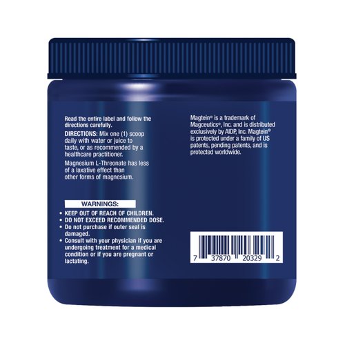 Life Extension Neuro-Mag Magnesium L-Threonate Powder (Tropical Punch) - Ultra-Absorbable - Supports Memory, Focus, Cognitive Function & Mood - Gluten No, Non-GMO, Vegetarian (30 Servings)