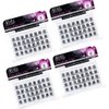 Ardell False Eyelashes Double Trio Individuals Long Black 4 Pack