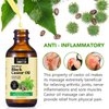 ELBBUB Jamaican Black Castor Oil - for Hair Growth Skin Condition, Eyebrows Eyelashes, Nail Care Grow, Moisturizing Massage Oil for Aromatherapy 2 fl oz