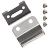 GRABOTE Latest Updated Clipper Blades Kit w/Screws Replacement for Wahl Clipper Trimmer, 2 Hole Cutting Blade