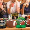 10PCS Football Party Decorations Football Table Centerpiece Football Honeycomb Centerpieces Table Toppers for Football Birthday Party Football Game