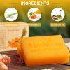 2 PCS Natural Vietnamese Turmeric & Lemongrass Soap Bar, Mosquito Repellent Soap, Turmeric Soap For Face and Body, Back Acne Bath Body Soap, Anti-Acne Cleansing, Christmas Gift for Men, Women, Teen