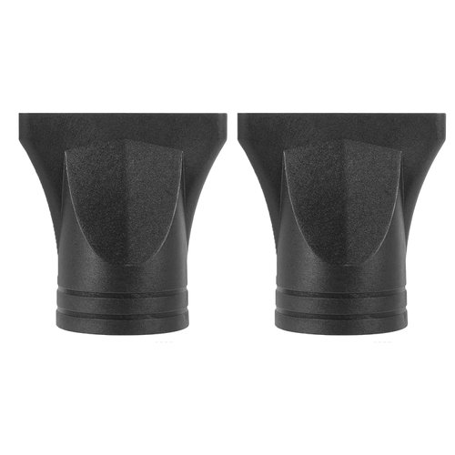 Diyfixlcd 2PCS black hair dryer nozzle，Plastic hair dryer concentrator diameter 4.5cm, non-general purpose hair dryer attachment nozzle