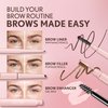 Covergirl Clean Fresh Brow Nano, 700 Black Brown, Eyebrow Pencil, Ultra-Precise Tip, Waterproof, Transfer-Resistant, Built-In Spoolie, Vegan Formula, 0.001oz