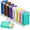 8 Pcs Soap Saver Pouch Body Scrubber Exfoliator and Soap Holder Loofah Soap Savers for Bar Soap Wash Soap Cover Soap Bag with Rope Exfoliating Sponge for Bath Shower Travel Face Hand Women, 8 Colors