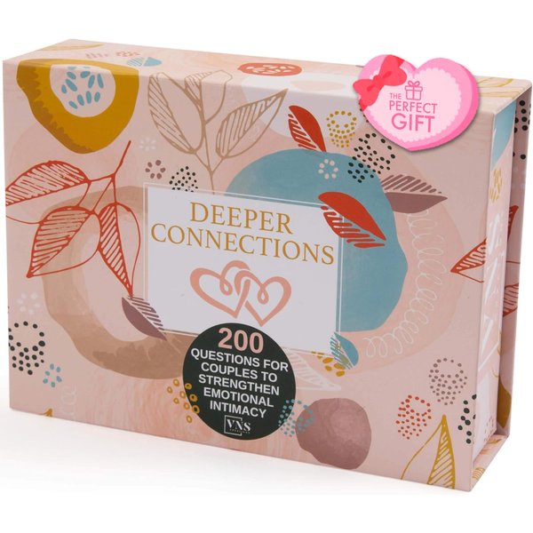 VNS Creations 200 Conversation Couple Games - Card Games for Adults - Games for Couples - Intimate Couples Activities - Games for Couples