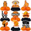9 Pcs Basketball Centerpieces Basketball Party Decorations Basketball Table Decorations Basketball Birthday Party Supplies