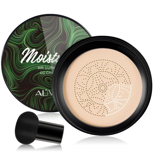 Air Cushion CC Cream, Innovative Concealer Mushroom Head Liquid Foundation, Cover Concealer CC Cream