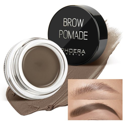 Eyebrow Pomade,Gel Professional Makeup Eyebrow Color,Matte Waterproof Brow Pomade For Long-Lasting Results,Vegan, Cruelty-Free Eyebrow Color that Fills and Shapes Brows(3#Soft Brown)