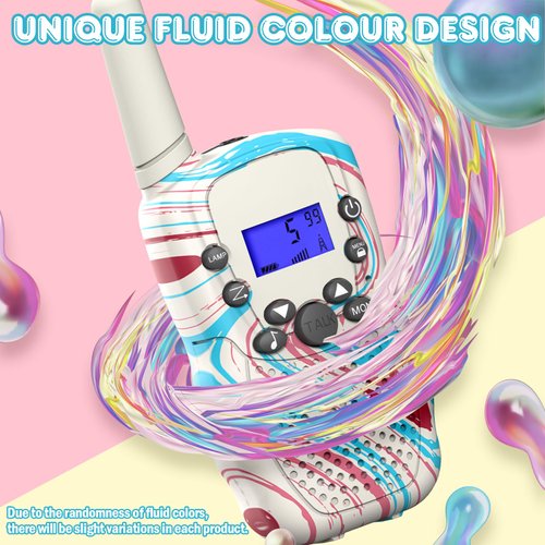 Selieve Walkie Talkie for Kids Toys for 3-12 Year Old Girls & Boys, Kids Walkie Talkies 2 Pack with 22 Channels, LED Flashlight & VOX Function, Birthday Gift idea for Outside, Camping, Hiking