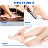 Pedicure Foot File Callus Remover for Feet, Double-Sided Colossal Pedicure Tools, Metal Surface Foot Scrubber, Stainless Steel Foot RASP, Dead Skin Exfoliator for Feet