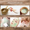 BEECO GIF2U Face Mask Mixing Bowl Set Bamboo,4 Pack Diy Facial Tools For Skin Care,Facemask Mixing Tool Kit With Facial Mask Bowl,Spatula,Spoon,Brush Applicator,Facial Esthetician Supplies