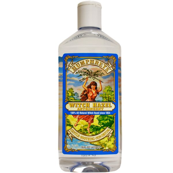 Humphrey's Witch Hazel Astringent 100% All Natural Witch Hazel 16 Ounce